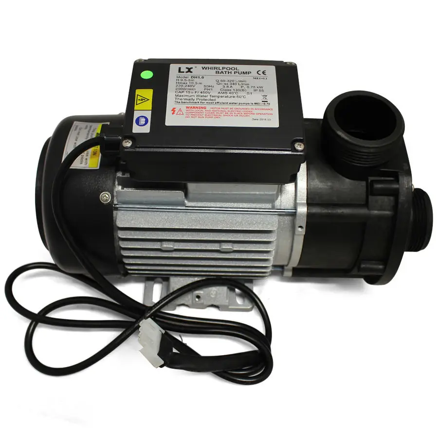 LX DH1.0 насос 1HP 750W AMP PLUG гидромассажная ванна спа ванна циркуляционный насос подходит Gecko Balboa водный путь