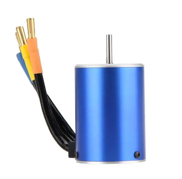 Бесплатная доставка 3650 4 полюса 5200KV бесщеточный мотор для 1/10 RC автомобиля