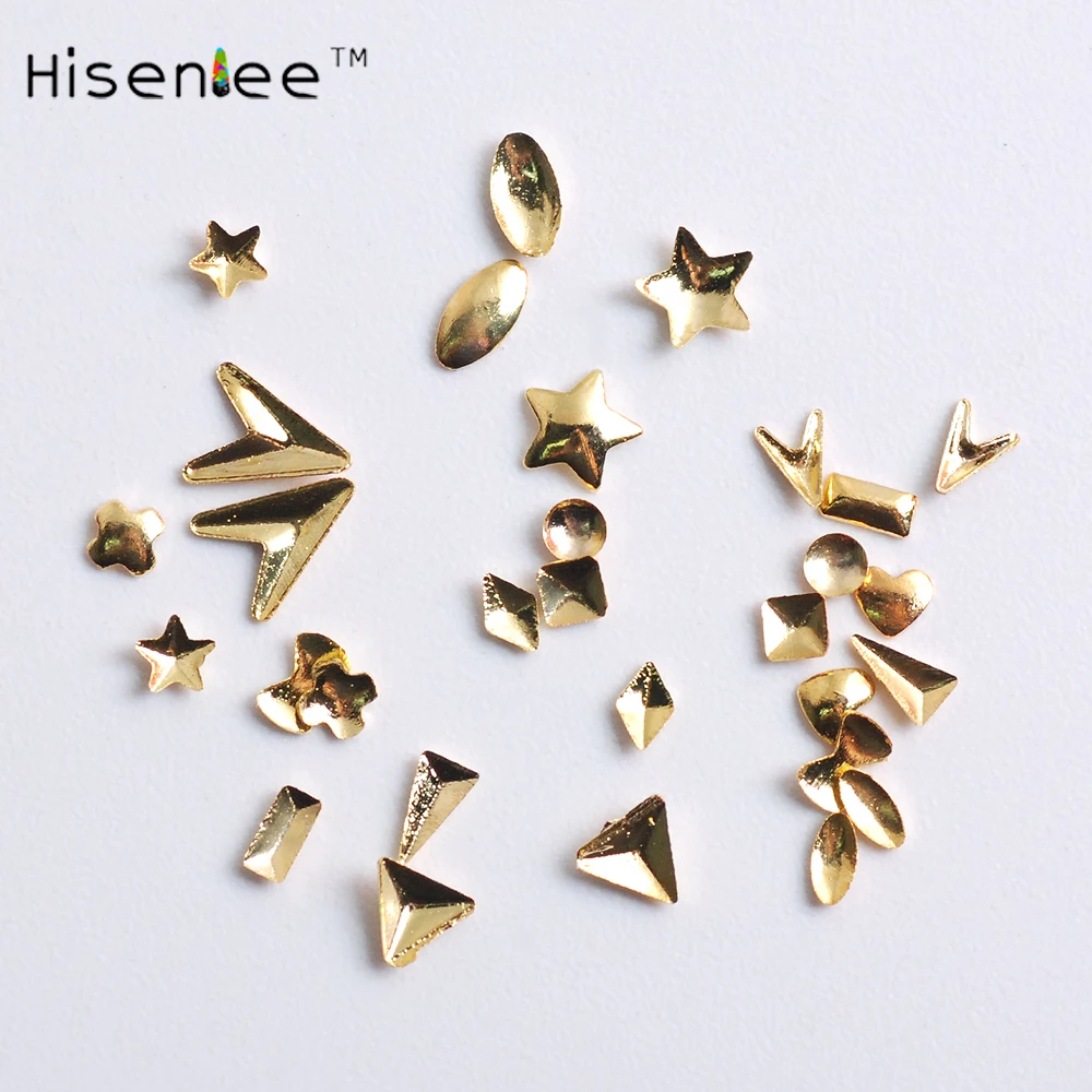 Hisenlee 500 шт 3D Новое прибытие очаровательные украшения ногтей шпильки японский