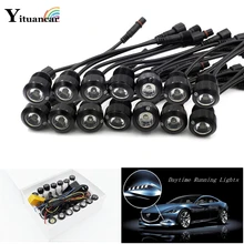 High Power 14Pcs/Set Led Car Styling Eagle Eyes Daytime Running Light External Fog Lamp Relay Harness On/Off With Controller