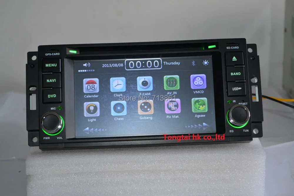 Best 6.2" for Jeep grand,patriot,wrangler,for dodge,300c Car DVD Player,GPS navigation,ipod,radio,bt,canbus,wince 6.0,English,russian 19