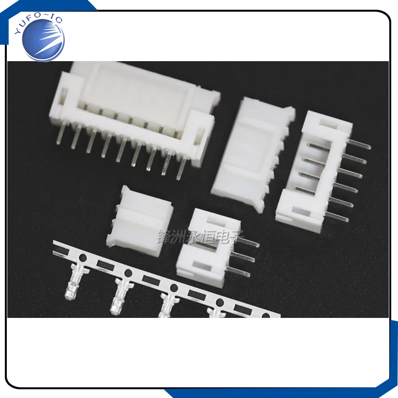 

50set 2/3/4/5/6/7/8/9/10/11/12P pin Header 2.0mm male and female+ housing PH2.0 2mm Connectors PH-A straight pins 180 degree