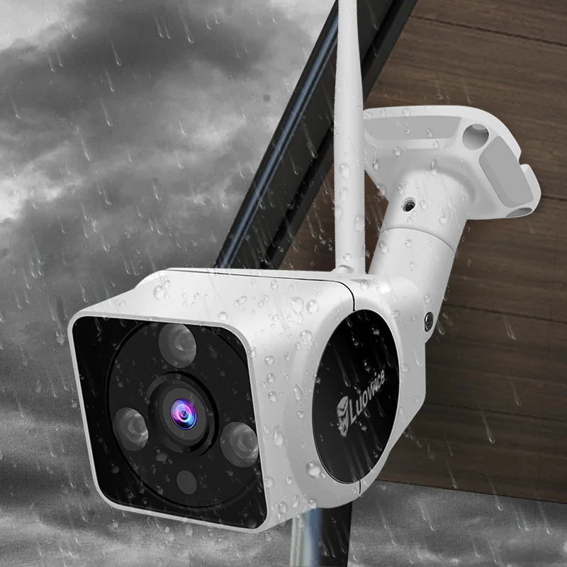Wireless Security IP Camera with WiFi Night Vision and Alarm Action Two Way Audio 50ft font