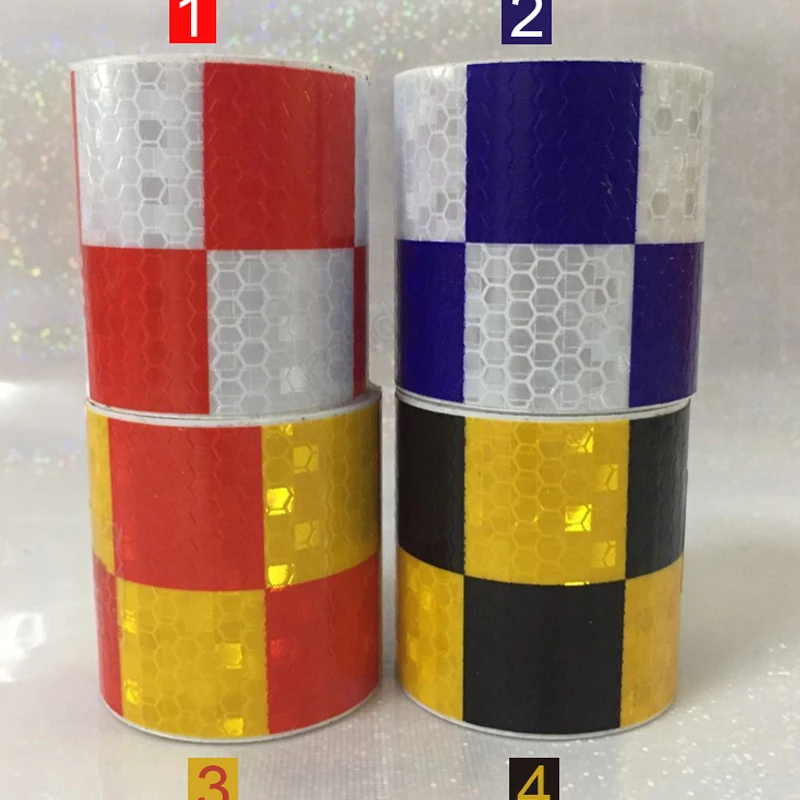 5cm X 3m Shining Reflective Warning Tape for Car