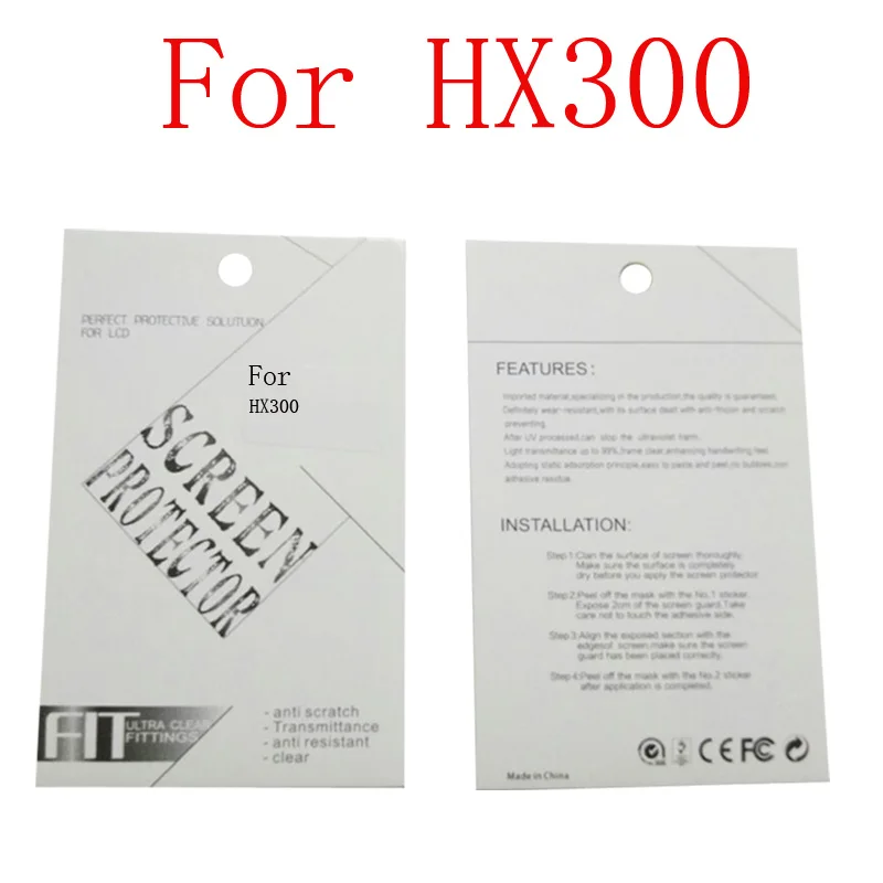 Комплект из 2 предметов, новые мягкие Камера Защитная пленка для экрана для sony HX9V HX100V HX200V DSC-H400 HX60 HX90V HX300 HX350 RX1R II RX100M3 - Цвет: HX300