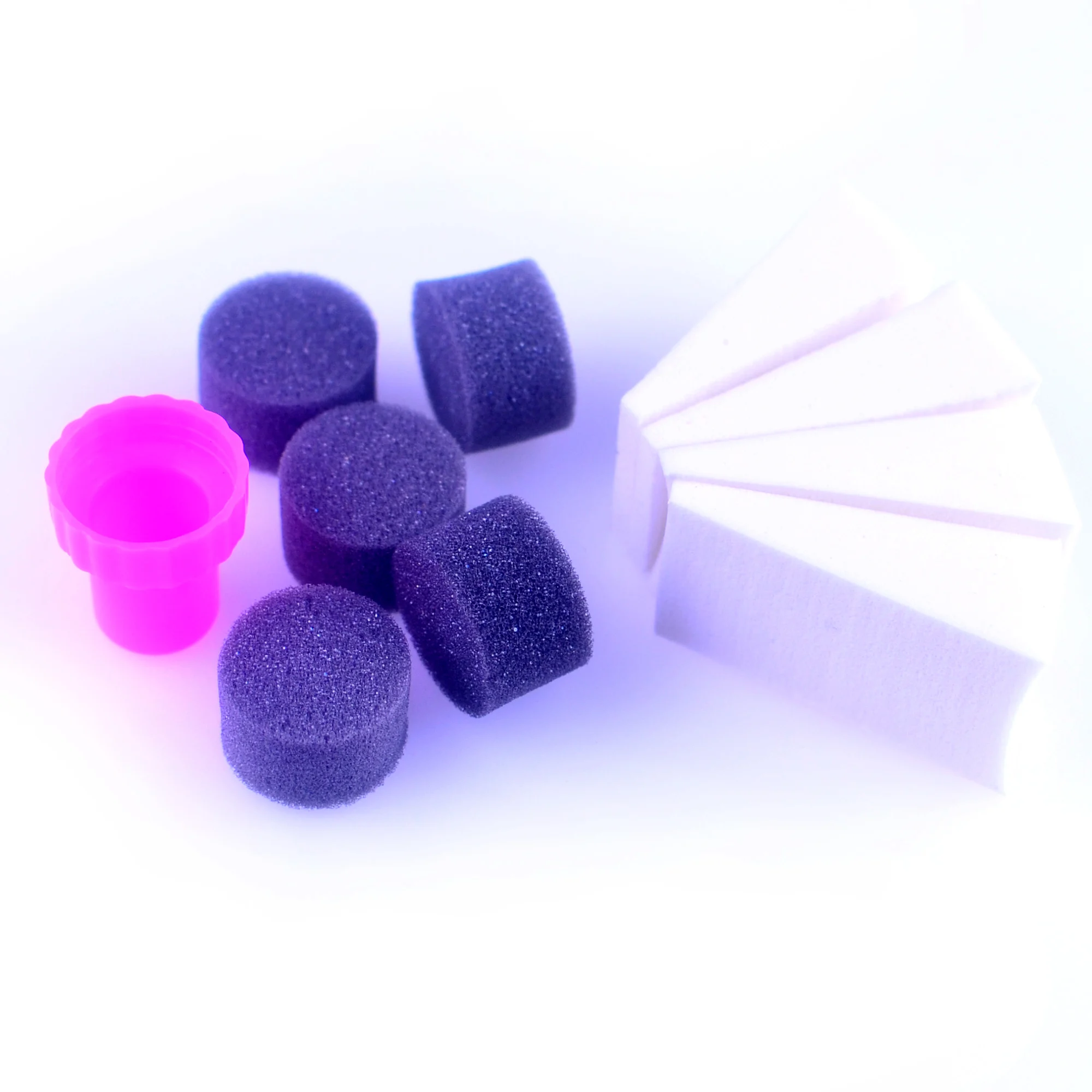 

10Pcs Soft Triangle Nail Art Transfer Sponge Gradient Coloring Stamping Stamper Painting Image Stamp DIY Gel Polish Tool Set