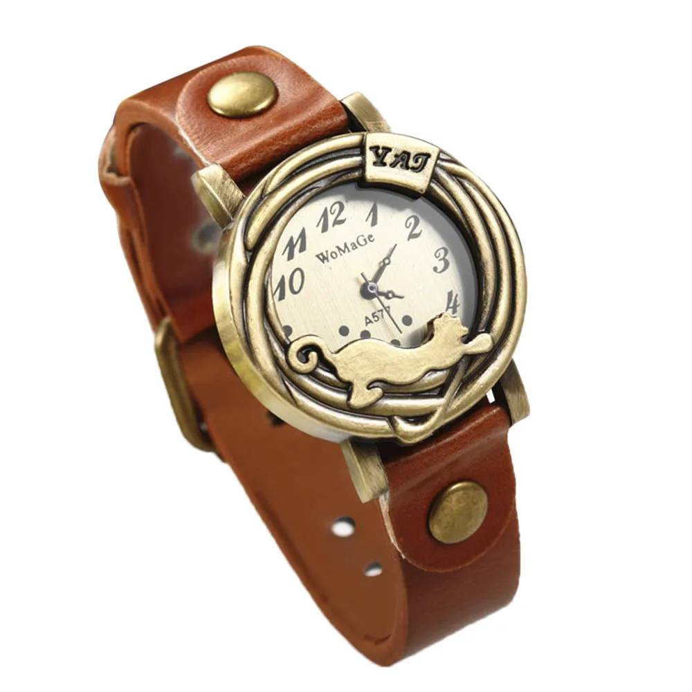 

Top famous brand watches for women woman girls Womage Beautiful Fashion and Simple sWatch Ladies Leather Belt Watch For Gifts