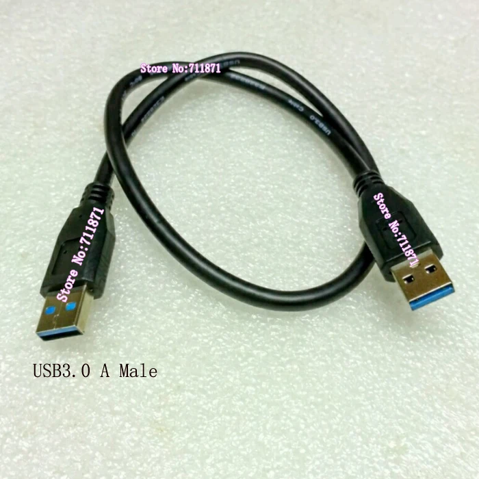 50 см мужской USB3.0 линия кабель 0.5 м usb3 USB 3.0 Мужской удлинитель USB v3.0 линии высокой Скорость мужской штекер USB3.0 кабель Провода
