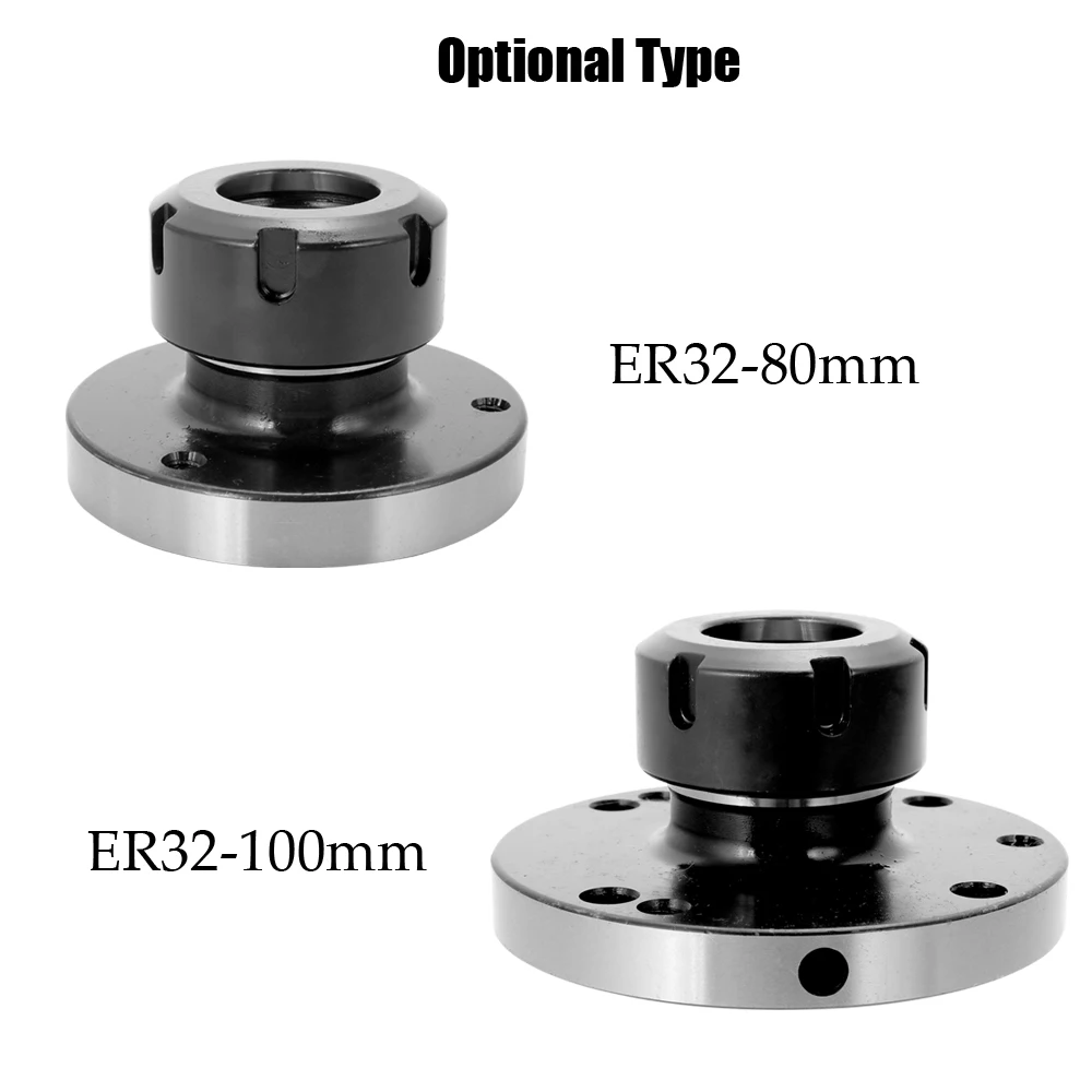 Метерк цанговый патрон ER32 80 мм диаметр 100 мм компактный токарный станок с жестким допуском ЧПУ подшипниковый стальной зажимной Фрезерный резак держатель инструмента