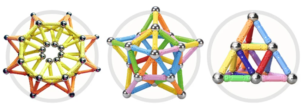 Магнитные стержни, металлические шарики, магнитные блоки, модель и Строительный набор, Магнитный конструктор, развивающие игрушки для детей, подарок