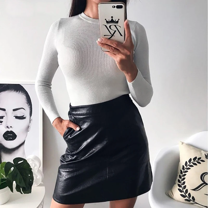 Shiny Lurex Autumn Winter Sweater Women Long Sleeve Pullover Women Tops Basic Womens Sweaters 2018 Winter Christmas Sweater Pull