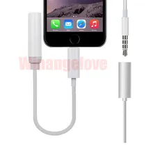 100 шт./лот для iPhone X 7 8 Plus до 3,5 мм наушники разветвитель AUX IOS 12 Jack аудио конвертер адаптер кабель воспроизведение музыки