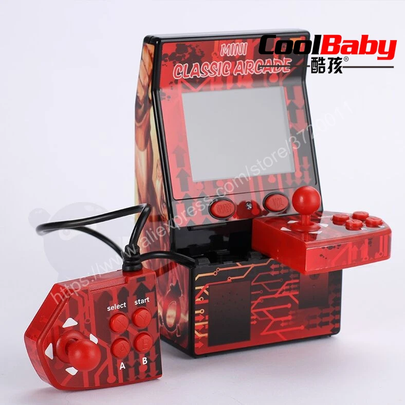 

183 in 1 Mini Double Hand-held Gaming Console Games Device Retro Style Mini Classic Arcade Machine Support TF Card