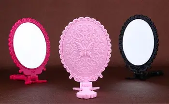 

500pcs Anna Cosmetic Chair Bench Princess Handle Handle Folding Mirror Handheld