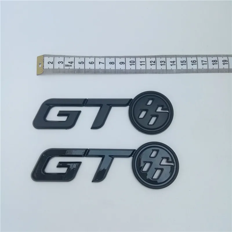 Глянцевый черный GT86 Логотип задний багажник эмблема наклейка бампера Наклейка для Toyota FR-S FRS GT86 FT86 BRZ