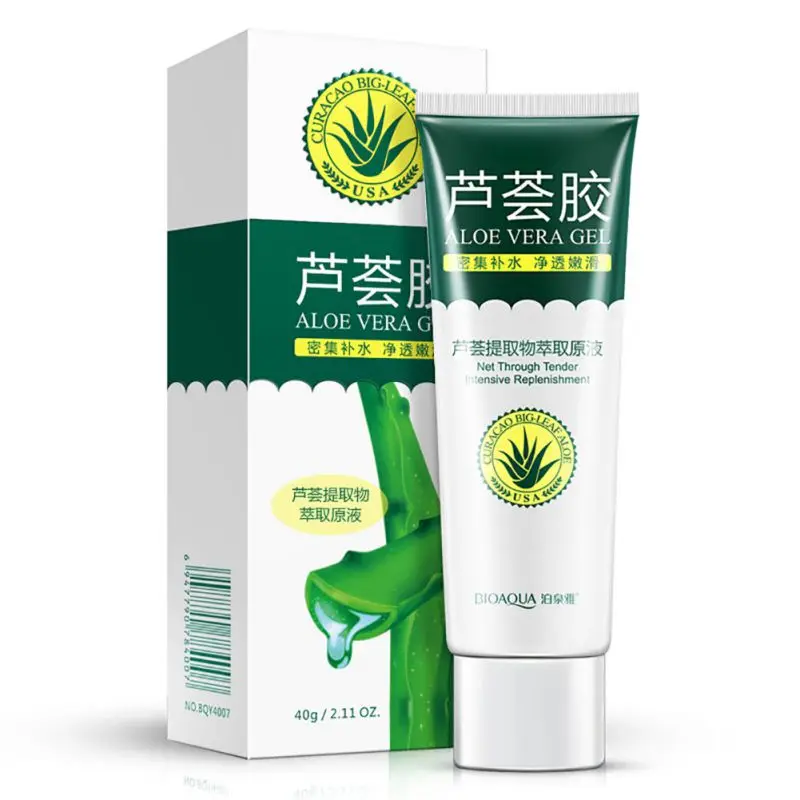 

Aloe Vera Gel Skin Care After Sun Face Cream Hyaluronic Acid Anti Winkle Whitening Moisturizing Acne Treatment Cream 40g