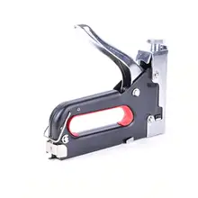 1122 пистолет для ногтей Т-образный гвоздь u-образный гвоздь кривизна фиксированная проволочная переплетная книга серебряный цвет прочная углеродистая сталь