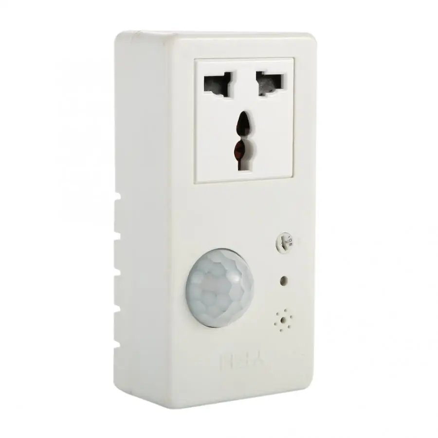 

Electric Plug Power Socket Adapter 20V 1800W High Security 140 Cone Angle Body Induction Sound Control Smart Sensor AU