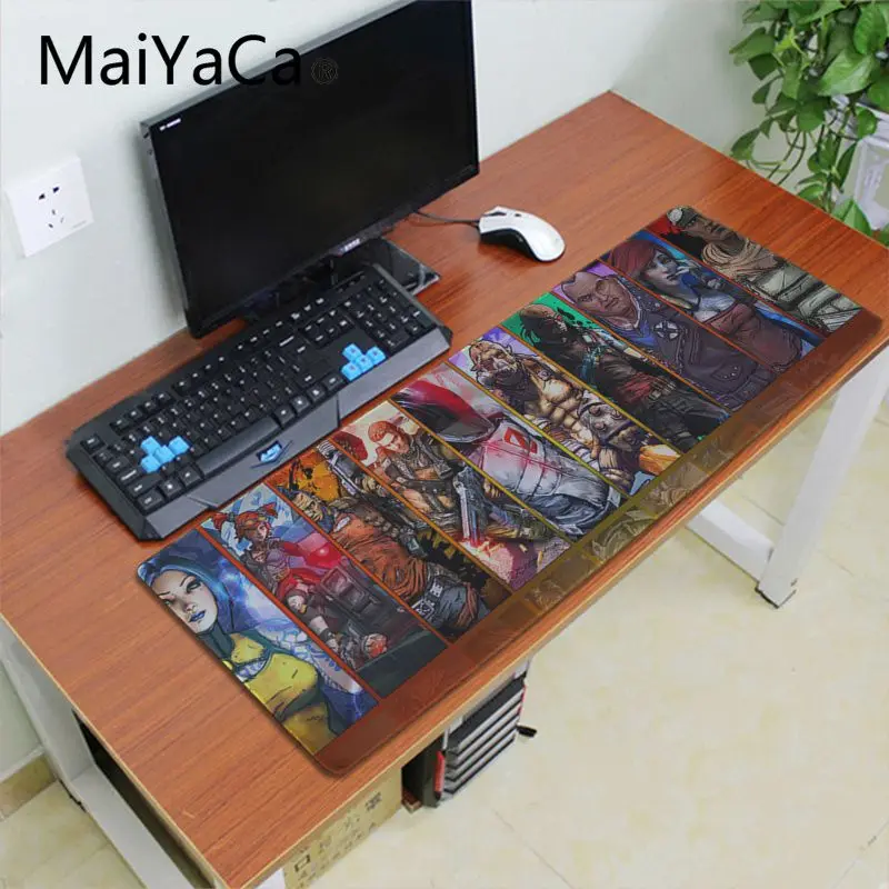 Maiyaca дизайн borderland уникальный настольный коврик игровой коврик для мыши ноутбук ПК игровой коврик большой коврик для мыши геймер Коврик для мыши - Цвет: Lock Edge 30x80cm