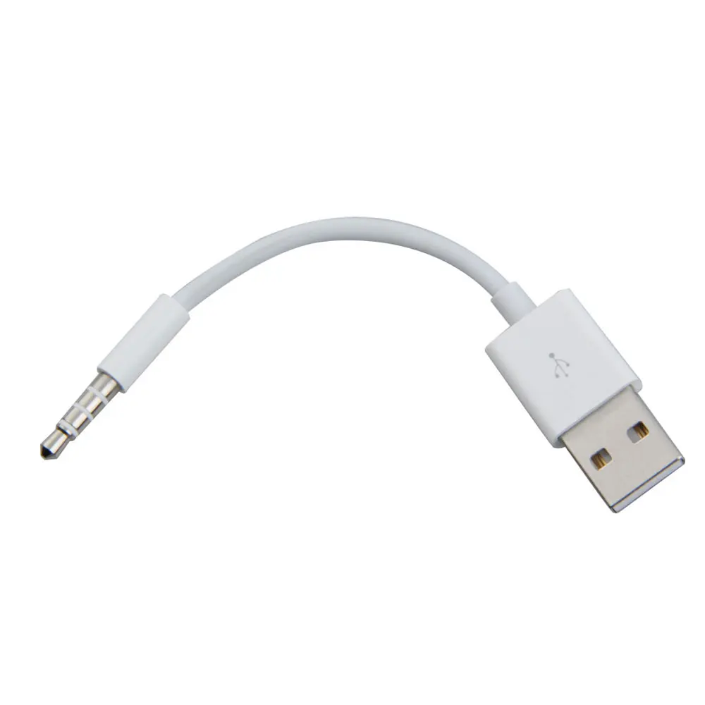New USB Data Sync Charger Transfer Cable 3.5mm Jack Adapter Charging