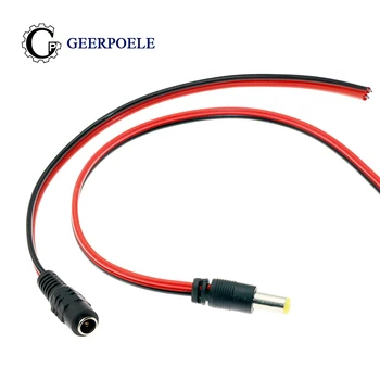 

5 pcs/lot DC 5.5*2.1 12V 3A Connectors Male Jack Female Socket Power Wire Connectors Electric Plug Wire Terminals Adapter