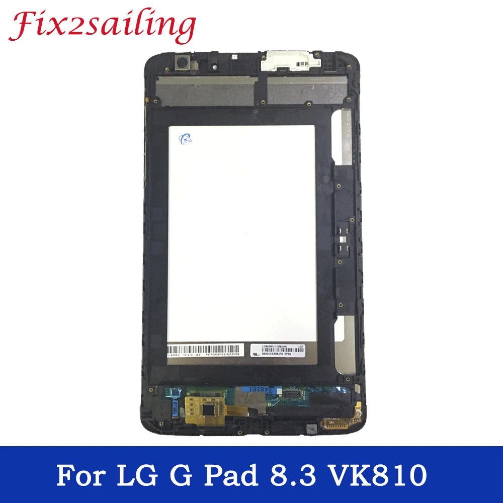 

High Quality Display For LG G Pad 8.3 VK810 LCD Display + Touch Screen With Frame Digitizer Assembly Replacement G Pad 8.3 VK81