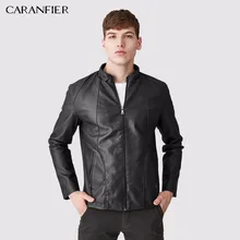 CARANFIER, новинка, мужские кожаные куртки, высокое качество, мотоциклы, куртка-бомбер, кожаная мужская зимняя водонепроницаемая куртка