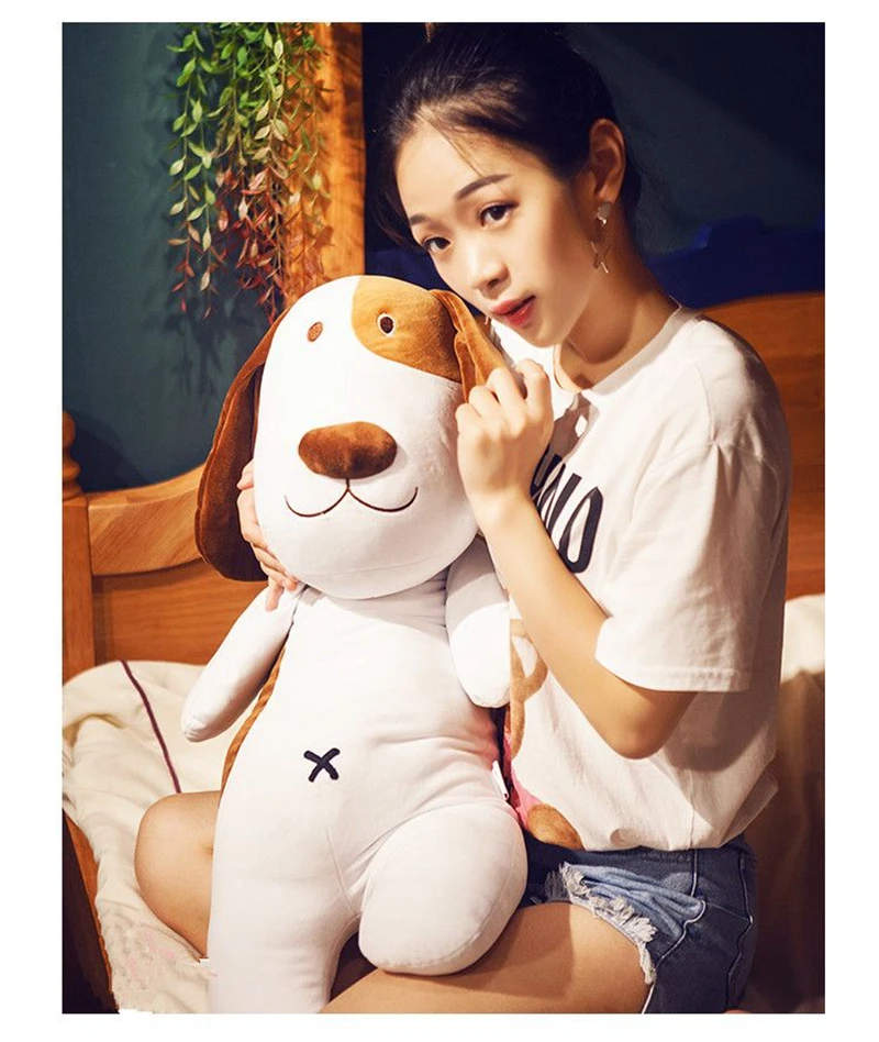 pop soft cartoon husky plush toy stuffed anime Shiba Inu  Bulldog Pugs Dachshund doll animals pillow gift for kids 31inch 80cm DY61956(11)