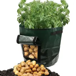 Ткань сумки выращивание картофеля посадка сада горшки Овощной мешочки для посадки Расти Мешок фермы домашний сад PE Сумки