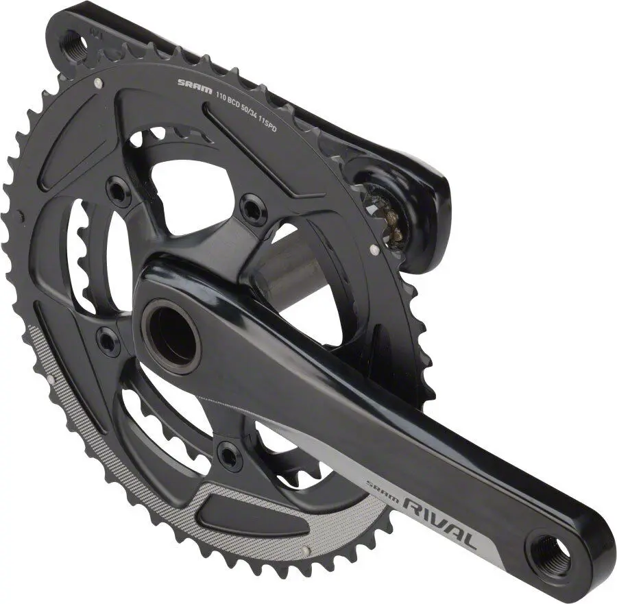 

best price！SRAM Rival 22 road bike bicycle 2x11 speed Crankset 170mm 50-34 110mm BCD gxp cheap 105 5800