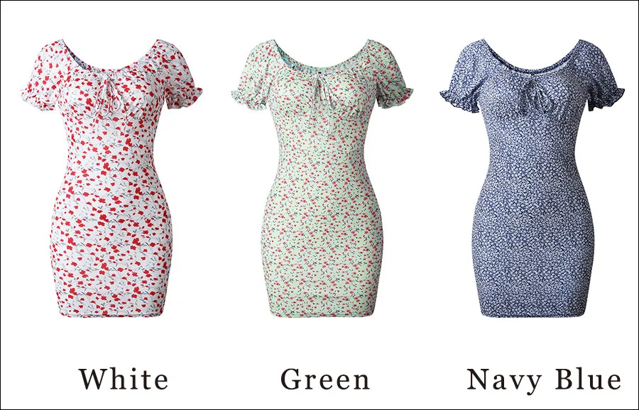 Gladiolus 2019 Summer Women Dress Short Sleeve Slash Neck Floral Print Slim Mini Sexy Dress Women Hot Short Dresses Sundrees (33)