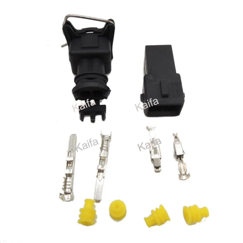 

10 set EV1 Fuel Injector Plug nozzle Cars Waterproof 2 Pin way Electrical Wire Connector Plug automobile Connectors for car