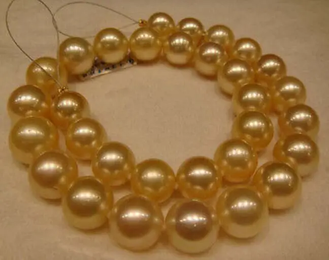 

promotion top quality 10-11mm natural south seas white pearl necklace 18inch