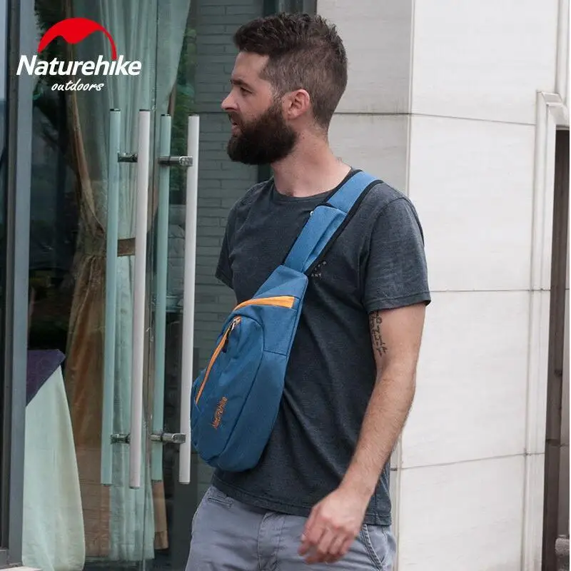Naturehike Men's shoulder bag Messenger bag Outdoor leisure tourism Sports bags Large capacity chest pack riding backpack Women