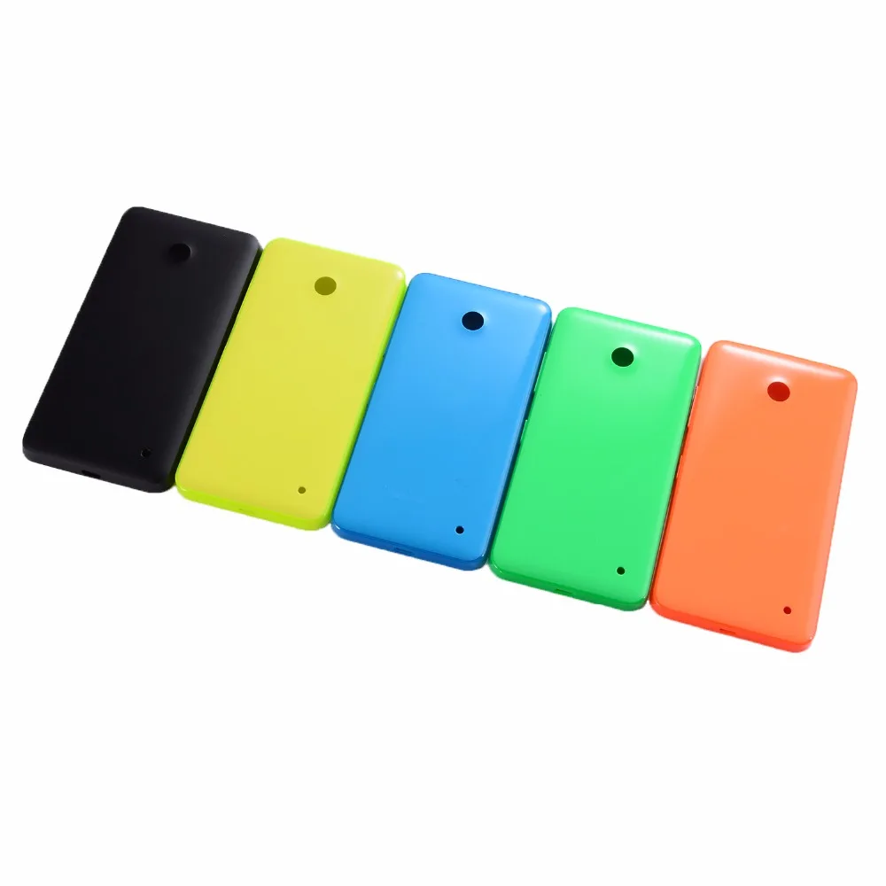 Новый корпус 630 Крышка батарейного отсека для Nokia Lumia N630 с кнопками громкости