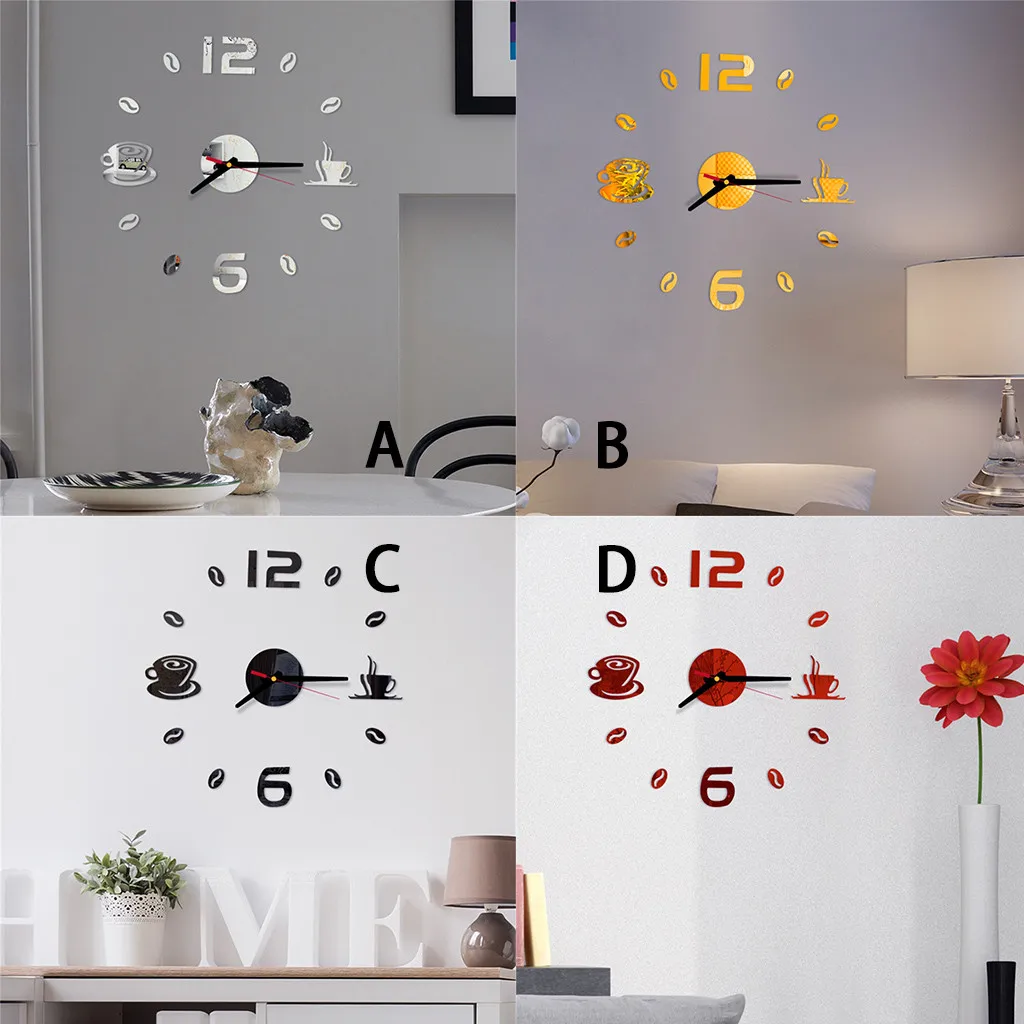 Цифровые настенные часы Наклейка современный дизайн часы DIY настенные часы гостиная домашний декор Reloj de pared
