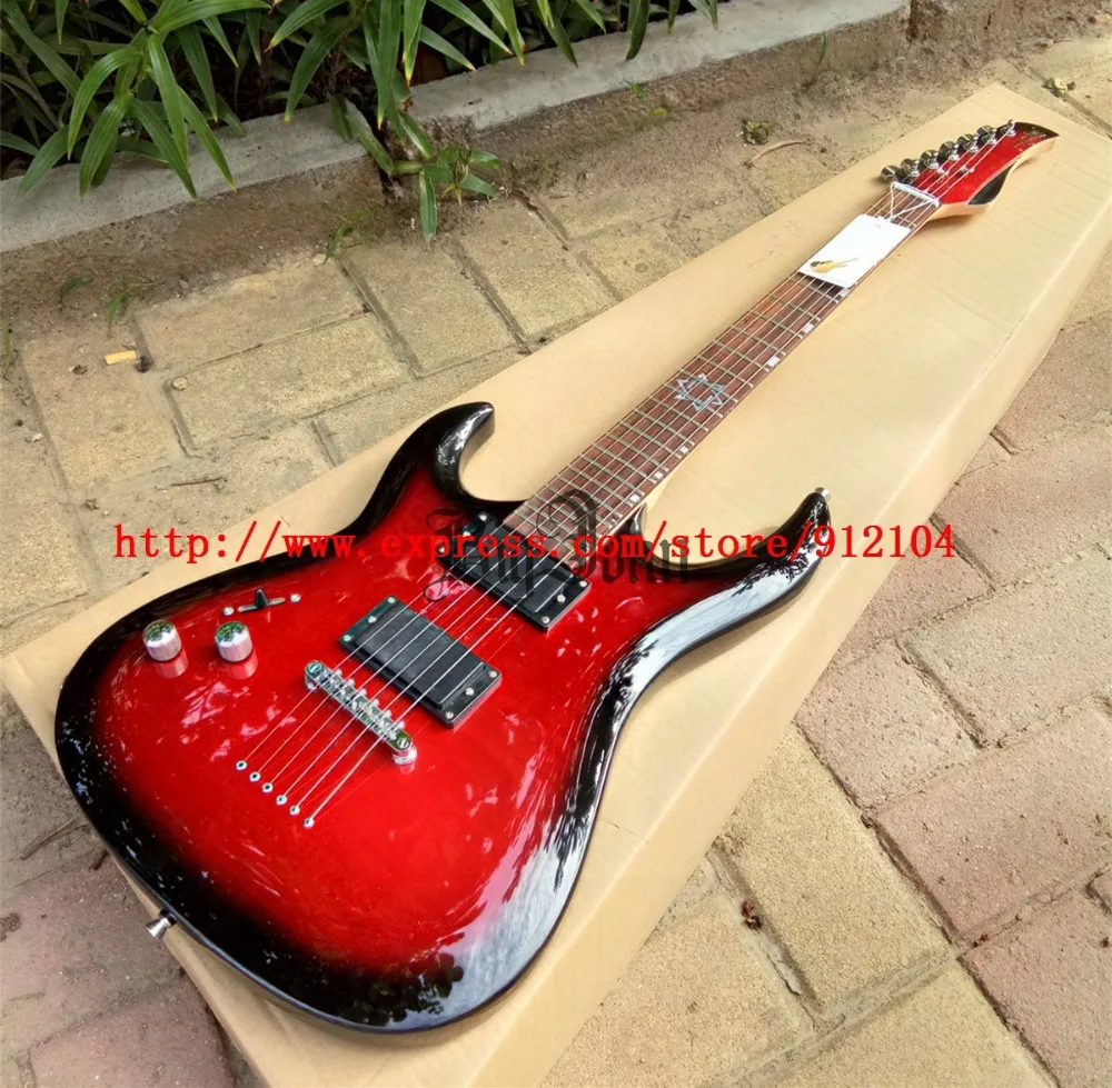 

new Big John Left Handed Electric Guitar with Across Bridge Multicolor BJ-20