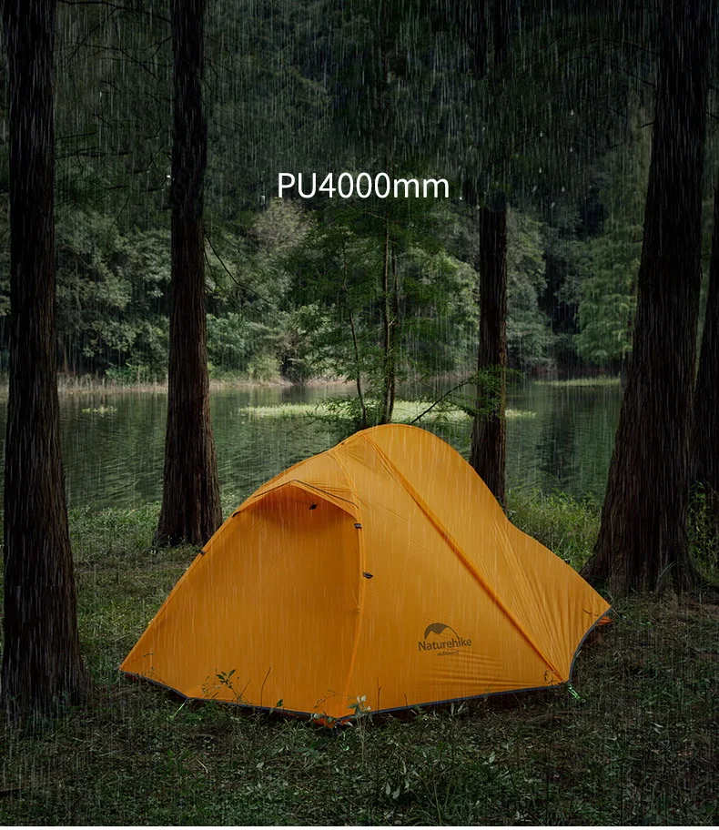 Barracas à Prova Barraca de Acampamento Naturehike Ciclismo Único Dwaterproof Água 1 2 Pessoa Mochila Trekking Montanha Pu4000 Ultraleve 6 água 1 2 pessoa mochila trekking montanha
