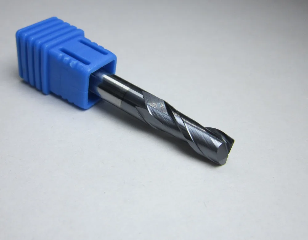 

5PCS HRC45 diameter 6MM two 2 flutes tungsten carbide end mills flat milling cutter CNC machine metalwrorking for steel 45HRC
