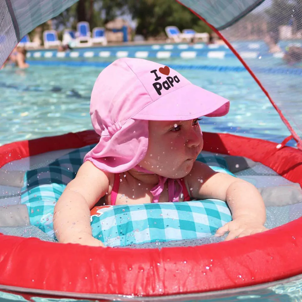 Летняя Детская Солнцезащитная шляпа, Детская уличная Защита от УФ Пляжные кепки, детская шапочка для плавания для мальчиков и девочек 0-5 лет