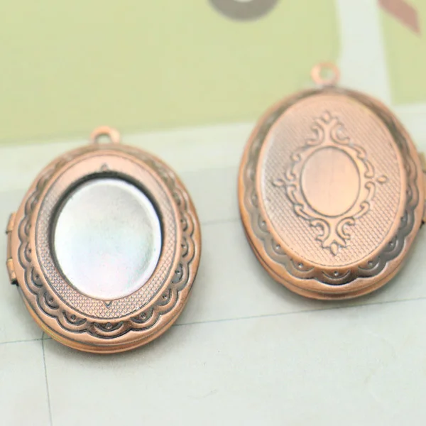

Fashion PHOTO LOCKET 22*29mm Wholesale 2pcs ANTIQUE Copper Necklace Pendant&Charm Findings and Setting DIY Jewelry Accessories