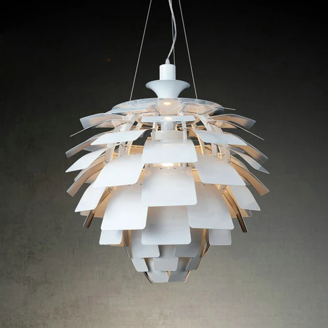 Alluminium Art Dennenappels Hanger Lamp Nordic Thuis Eetkamer Licht Moderne Lamp Met Led Lampen