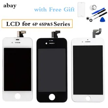 AAA LCD Display For iPhone 6S 6 plus 5 5C 5S LCD Touch Screen Assembly LCD Assembly Screen Pantalla+tempered glass+Tools