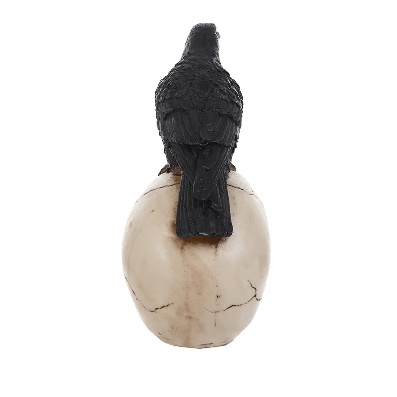 MRZOOT статуи из смолы для украшения черепа череп ворона модный домашний декор креативная статуя персонализированные украшения