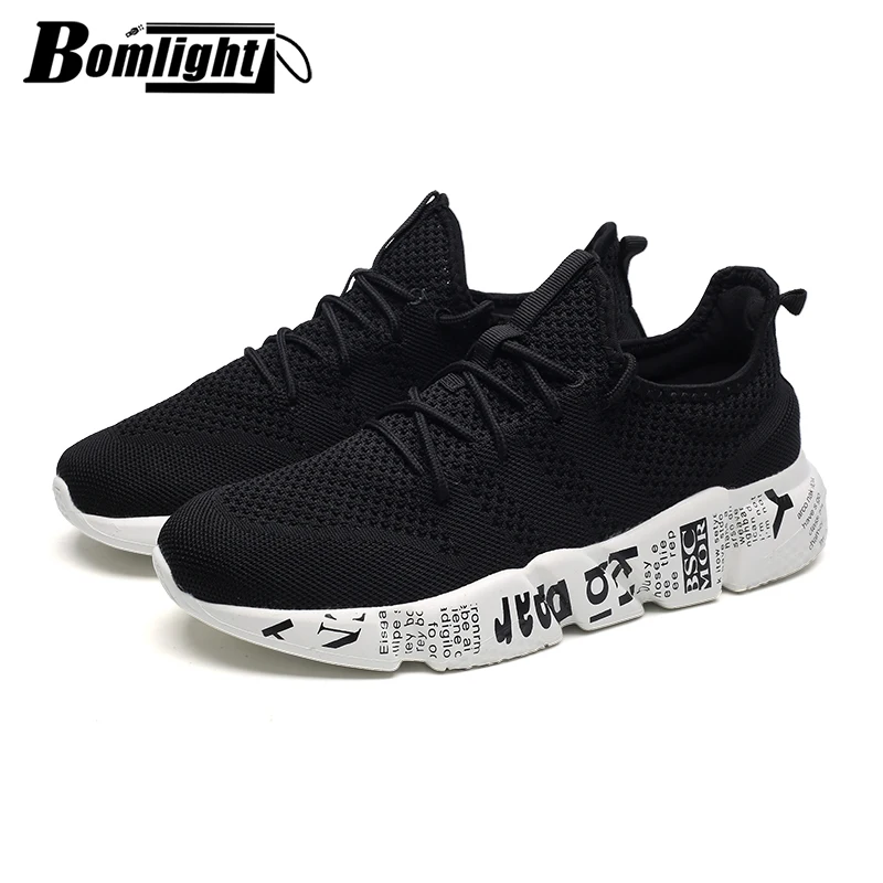 Bomlight Tenis Masculino Adulto дышащие тканые кроссовки мужские повседневные вулканизированные туфли мужские кроссовки тренировочная обувь с рисунком граффити мужские 48