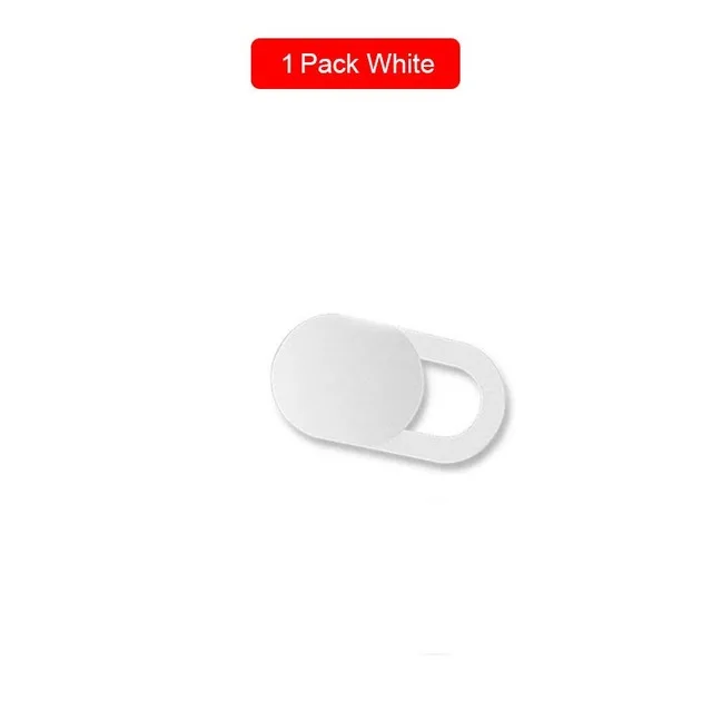 Магнитный слайдер с крышкой затвора для веб-камеры, пластиковая защитная пленка для Macbook Mac, IPad, IPhone, ПК, ноутбуков, веб-камера, объектив, стикер конфиденциальности - Цвет: 1pcs white