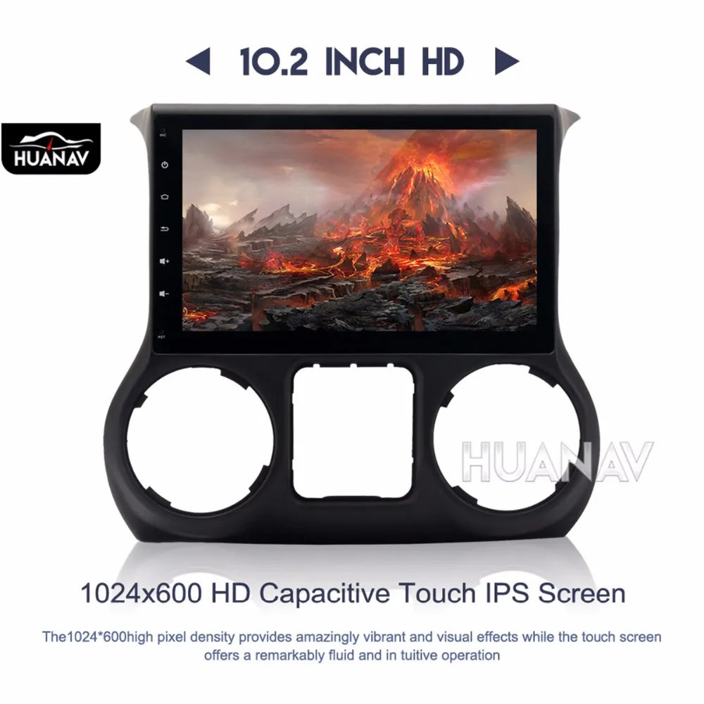 Best Car radio player car GPS navigation for Jeep Wrangler 2011-2016 2 din car radio gps Android 8.0 10.2