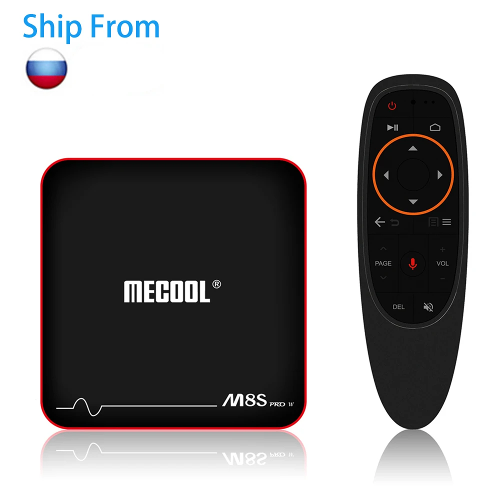 

Satxtrem Mecool M8S PRO W 2.4G Voice Control Android 7.1 TV Box Amlogic S905W 2G 16G Set Top Box Ship From Russian