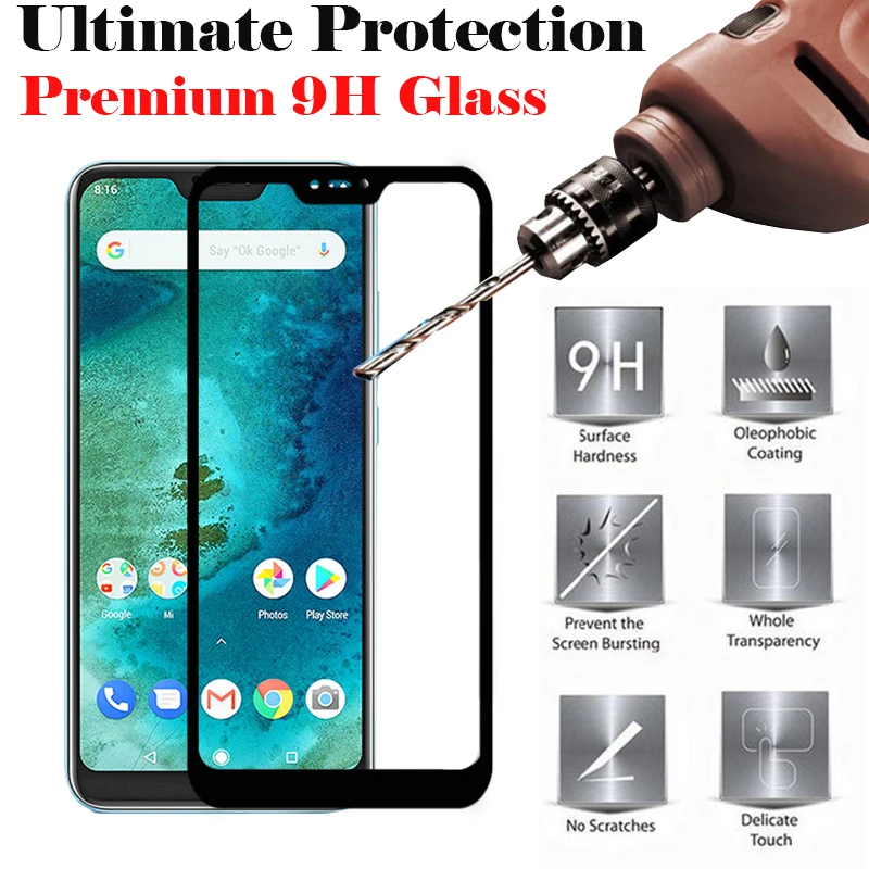 Mi A2 lite Защитное стекло для экрана Xiaomi Redmi 6 pro 6a защита дисплея закаленное xiomi mia2lite