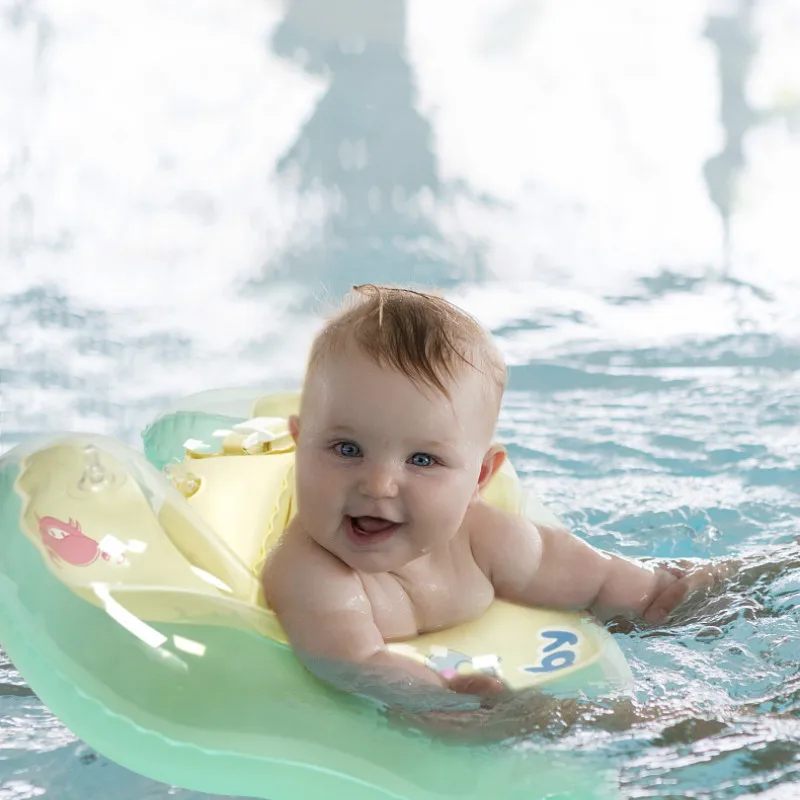 

OLOEY Baby Swimming Ring Float Inflatable Infant Armpit Floating Kids Swim Accessories Circle Bathing Inflatable Double Raft Toy